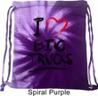 Gym Bag I Love Big Trucks Tie Dye Bag