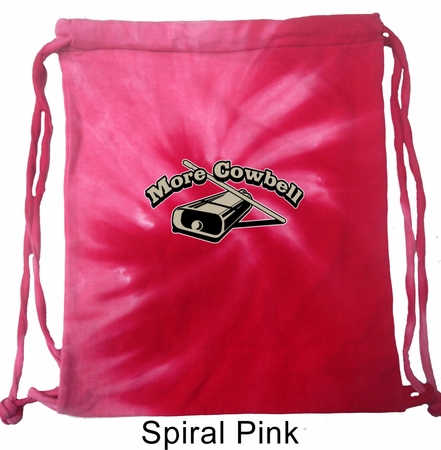 Gym Bag More Cowbell Tie Dye Bag