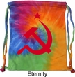 Gym Bag Red Hammer And Sickle Tie Dye Bag