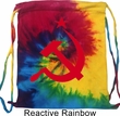 Gym Bag Red Hammer And Sickle Tie Dye Bag