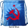 Gym Bag Red Hammer And Sickle Tie Dye Bag