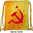 Gym Bag Red Hammer And Sickle Tie Dye Bag