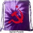 Gym Bag Red Hammer And Sickle Tie Dye Bag
