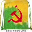 Gym Bag Red Hammer And Sickle Tie Dye Bag