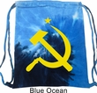 Gym Bag Yellow Hammer And Sickle Tie Dye Bag