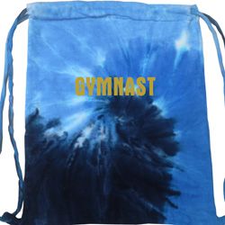 Gymnastics Bag Gold Shimmer Gymnast Tie Dye Bag