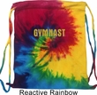 Gymnastics Bag Gold Shimmer Gymnast Tie Dye Bag
