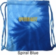 Gymnastics Bag Gold Shimmer Gymnast Tie Dye Bag