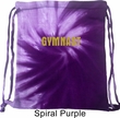 Gymnastics Bag Gold Shimmer Gymnast Tie Dye Bag