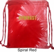 Gymnastics Bag Gold Shimmer Gymnast Tie Dye Bag