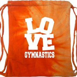Gymnastics Bag Love Gymnastics Tie Dye Bag