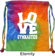 Gymnastics Bag Love Gymnastics Tie Dye Bag