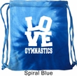 Gymnastics Bag Love Gymnastics Tie Dye Bag