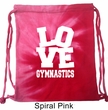 Gymnastics Bag Love Gymnastics Tie Dye Bag