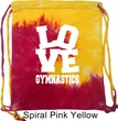 Gymnastics Bag Love Gymnastics Tie Dye Bag
