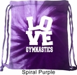 Gymnastics Bag Love Gymnastics Tie Dye Bag