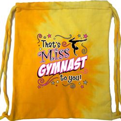 Gymnastics Bag Miss Gymnast To You Tie Dye Bag