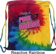 Gymnastics Bag Pretty in Pink Dangerous in a Leo Tie Dye Bag
