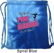 Gymnastics Bag Pretty in Pink Dangerous in a Leo Tie Dye Bag