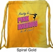 Gymnastics Bag Pretty in Pink Dangerous in a Leo Tie Dye Bag