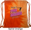 Gymnastics Bag Pretty in Pink Dangerous in a Leo Tie Dye Bag
