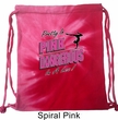 Gymnastics Bag Pretty in Pink Dangerous in a Leo Tie Dye Bag
