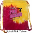 Gymnastics Bag Pretty in Pink Dangerous in a Leo Tie Dye Bag
