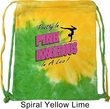 Gymnastics Bag Pretty in Pink Dangerous in a Leo Tie Dye Bag