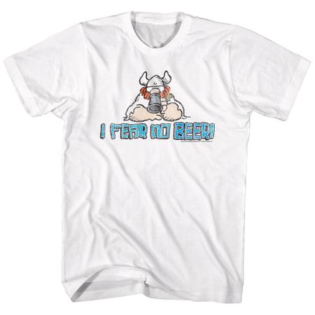 Hagar The Horrible Shirt I Fear No Beer White T-Shirt