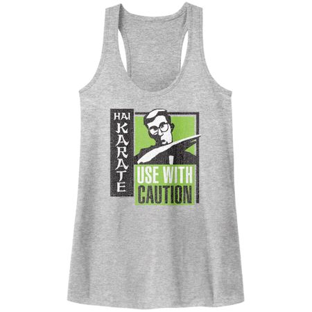 Hai Karate Juniors Tank Top Green Chop Athletic Heather Racerback