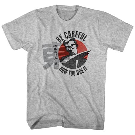 Hai Karate Shirt Be Careful Athletic Heather T-Shirt