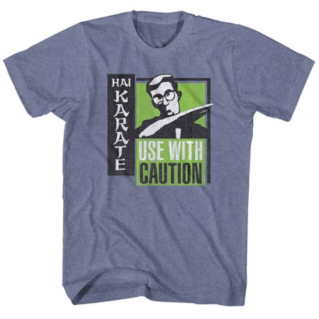 Hai Karate Shirt Green Chop Heather Blue T-Shirt