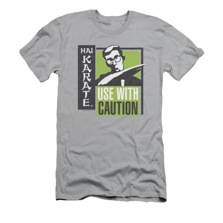 Hai Karate Shirt Slim Fit Caution Silver T-Shirt