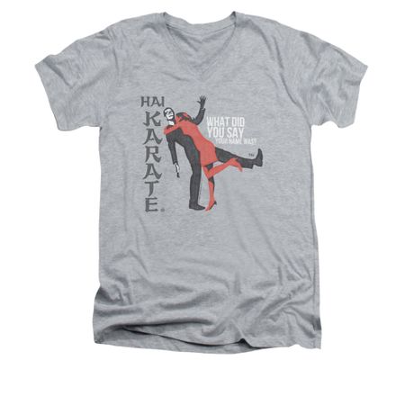 Hai Karate Shirt Slim Fit V-Neck Your Name Athletic Heather T-Shirt