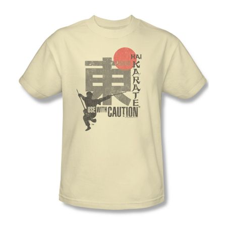 Hai Karate Shirt Sword Cream T-Shirt
