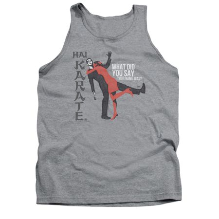 Hai Karate Shirt Tank Top Your Name Athletic Heather Tanktop