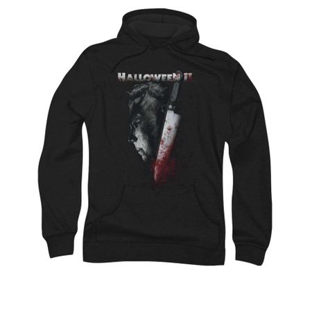 Halloween II Hoodie Sweatshirt Cold Gaze Black Adult Hoody Sweat Shirt