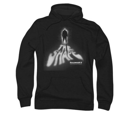 Halloween II Hoodie Sweatshirt The Shape Black Adult Hoody Sweat Shirt