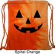 Halloween Bag Black Jack O Lantern Tie Dye Bag
