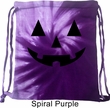 Halloween Bag Black Jack O Lantern Tie Dye Bag
