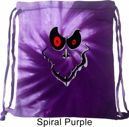 Halloween Bag Ghost Face Tie Dye Bag