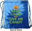 Halloween Bag Keep Calm and Give Me Candy Tie Dye Bag