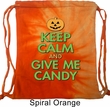Halloween Bag Keep Calm and Give Me Candy Tie Dye Bag