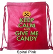 Halloween Bag Keep Calm and Give Me Candy Tie Dye Bag
