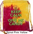Halloween Bag Keep Calm and Give Me Candy Tie Dye Bag