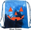 Halloween Bag Orange Jack O Lantern Tie Dye Bag