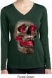 Halloween Cobra Skull Ladies Dry Wicking Long Sleeve Shirt