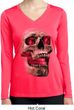 Halloween Cobra Skull Ladies Dry Wicking Long Sleeve Shirt