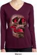 Halloween Cobra Skull Ladies Dry Wicking Long Sleeve Shirt