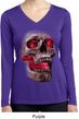 Halloween Cobra Skull Ladies Dry Wicking Long Sleeve Shirt